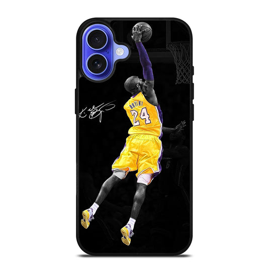 KOBE BRYANT SIGNATURE iPhone 16 Case Cover