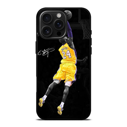 KOBE BRYANT SIGNATURE iPhone 16 Pro Max Case Cover