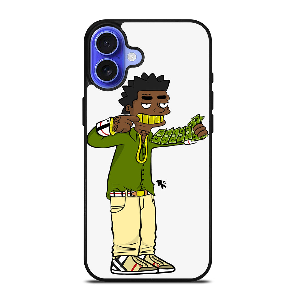 KODAK BLACK CARTOON iPhone 16 Case Cover