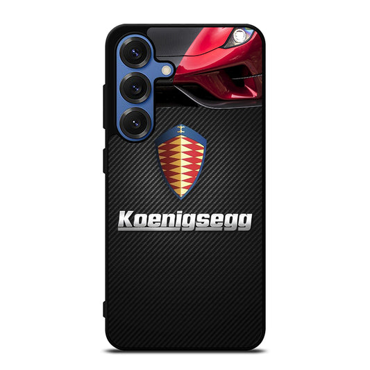 KOENIGSEGG CARBON LOGO Samsung Galaxy S25 Case Cover