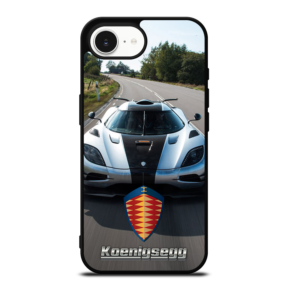 KOENIGSEGG CAR WHITE iPhone 16e Case Cover