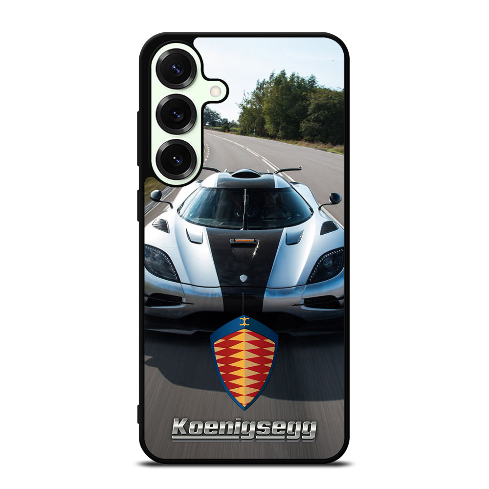 KOENIGSEGG CAR WHITE Samsung Galaxy S25 Plus Case Cover