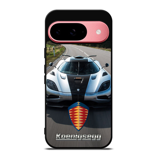 KOENIGSEGG CAR WHITE Google Pixel 9 Case Cover