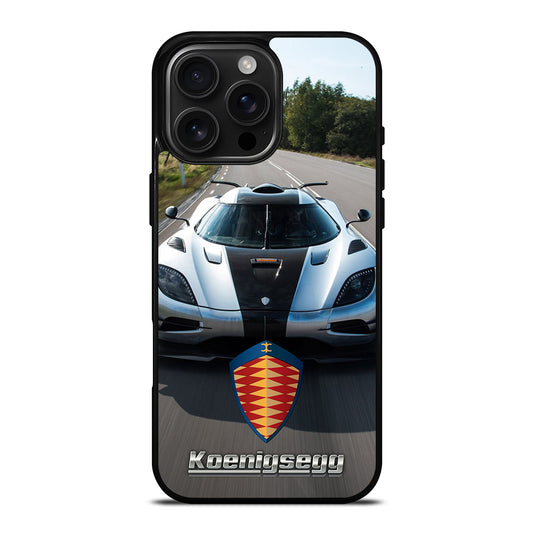 KOENIGSEGG CAR WHITE iPhone 16 Pro Max Case Cover