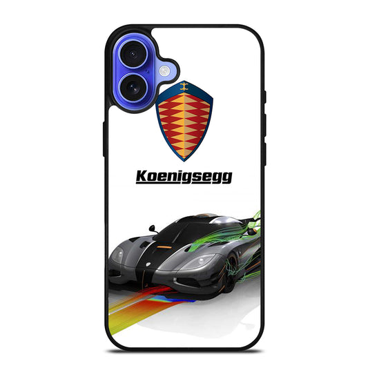 KOENIGSEGG GREY CAR iPhone 16 Case Cover