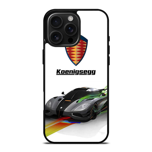 KOENIGSEGG GREY CAR iPhone 16 Pro Max Case Cover