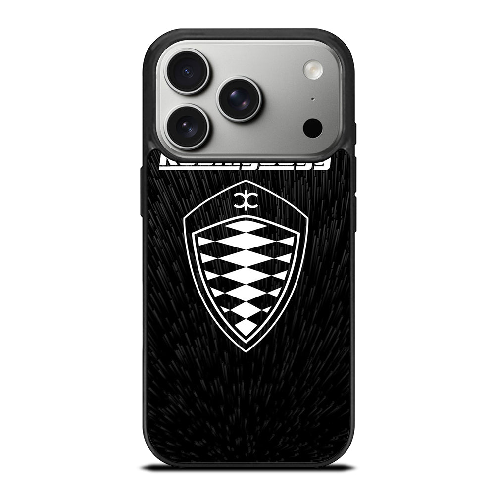 KOENIGSEGG LOGO BLACK iPhone 17 Pro Case Cover