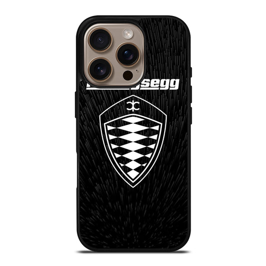 KOENIGSEGG LOGO BLACK iPhone 16 Pro Case Cover