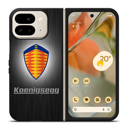 KOENIGSEGG METAL LOGO Google Pixel 9 Pro Fold Case Cover