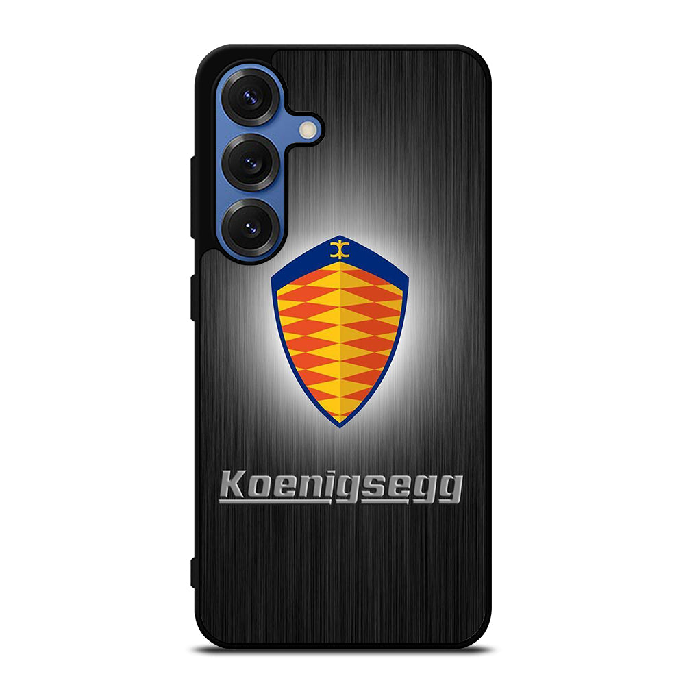 KOENIGSEGG METAL LOGO Samsung Galaxy S25 Case Cover