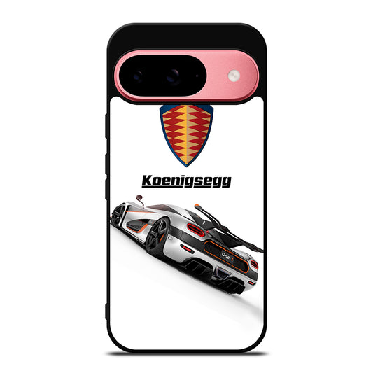 KOENIGSEGG WHITE CAR Google Pixel 9 Case Cover