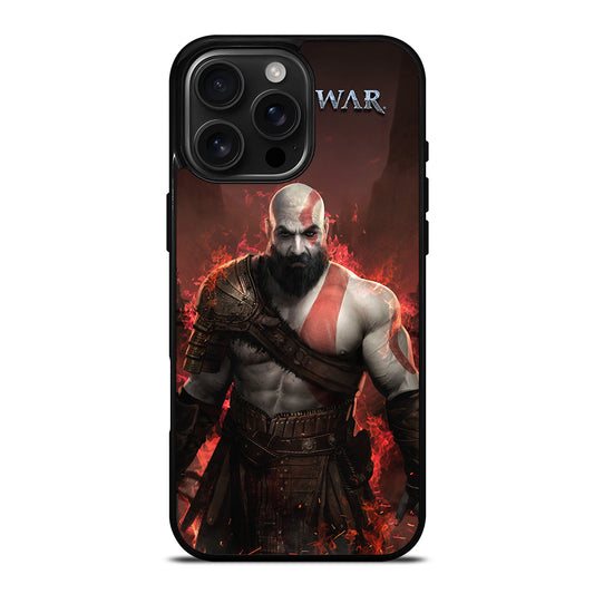KRATOS GOD OF WAR 2 iPhone 16 Pro Max Case Cover
