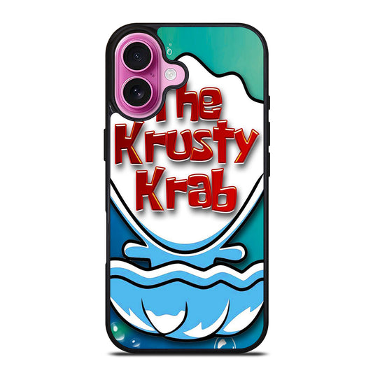 KRUSTY CRAB LOGO SPONGEBOB iPhone 16 Plus Case Cover
