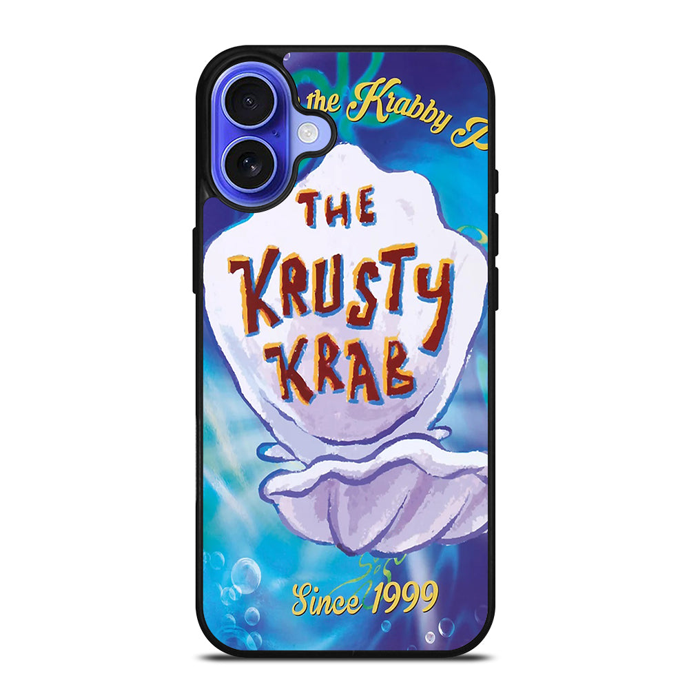 KRUSTY CRAB SINCE 1999 SPONGEBOB LOGO iPhone 16 Case Cover