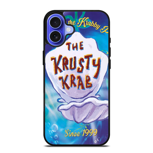 KRUSTY CRAB SINCE 1999 SPONGEBOB LOGO iPhone 16 Case Cover