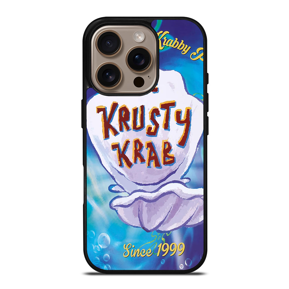 KRUSTY CRAB SINCE 1999 SPONGEBOB LOGO iPhone 16 Pro Case Cover