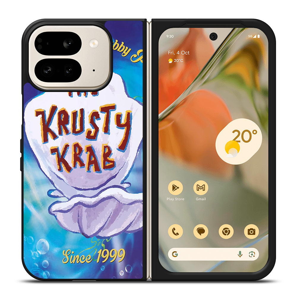 KRUSTY CRAB SINCE 1999 SPONGEBOB LOGO Google Pixel 9 Pro Fold Case Cover