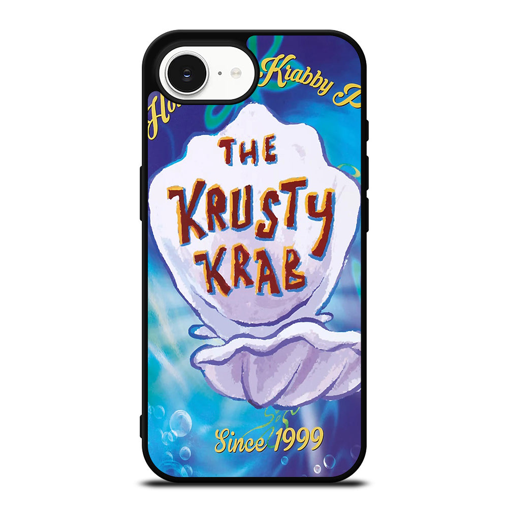 KRUSTY CRAB SINCE 1999 SPONGEBOB LOGO iPhone 16e Case Cover
