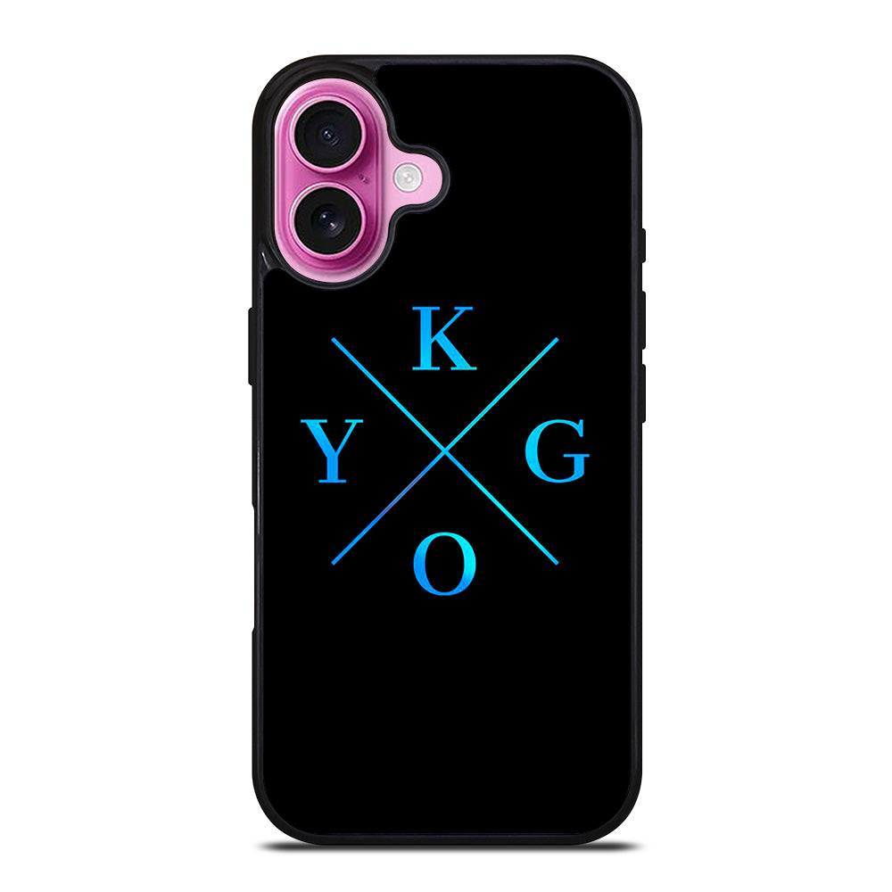 KYGO DJ BLUE LOGO iPhone 16 Plus Case Cover