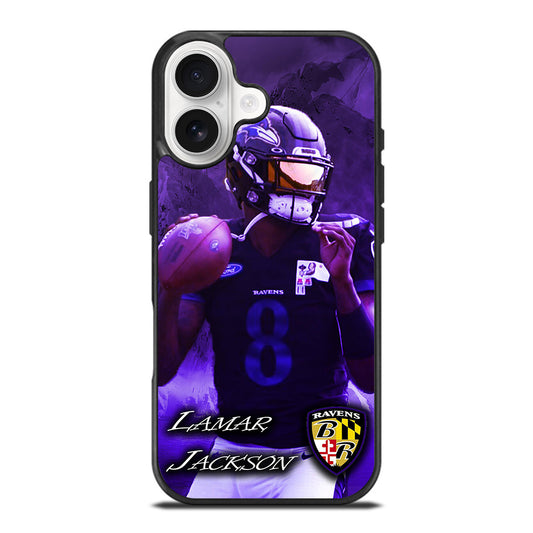 LAMAR JACKSON RAVENS FOOTBALL 1 iPhone 17 Case Cover