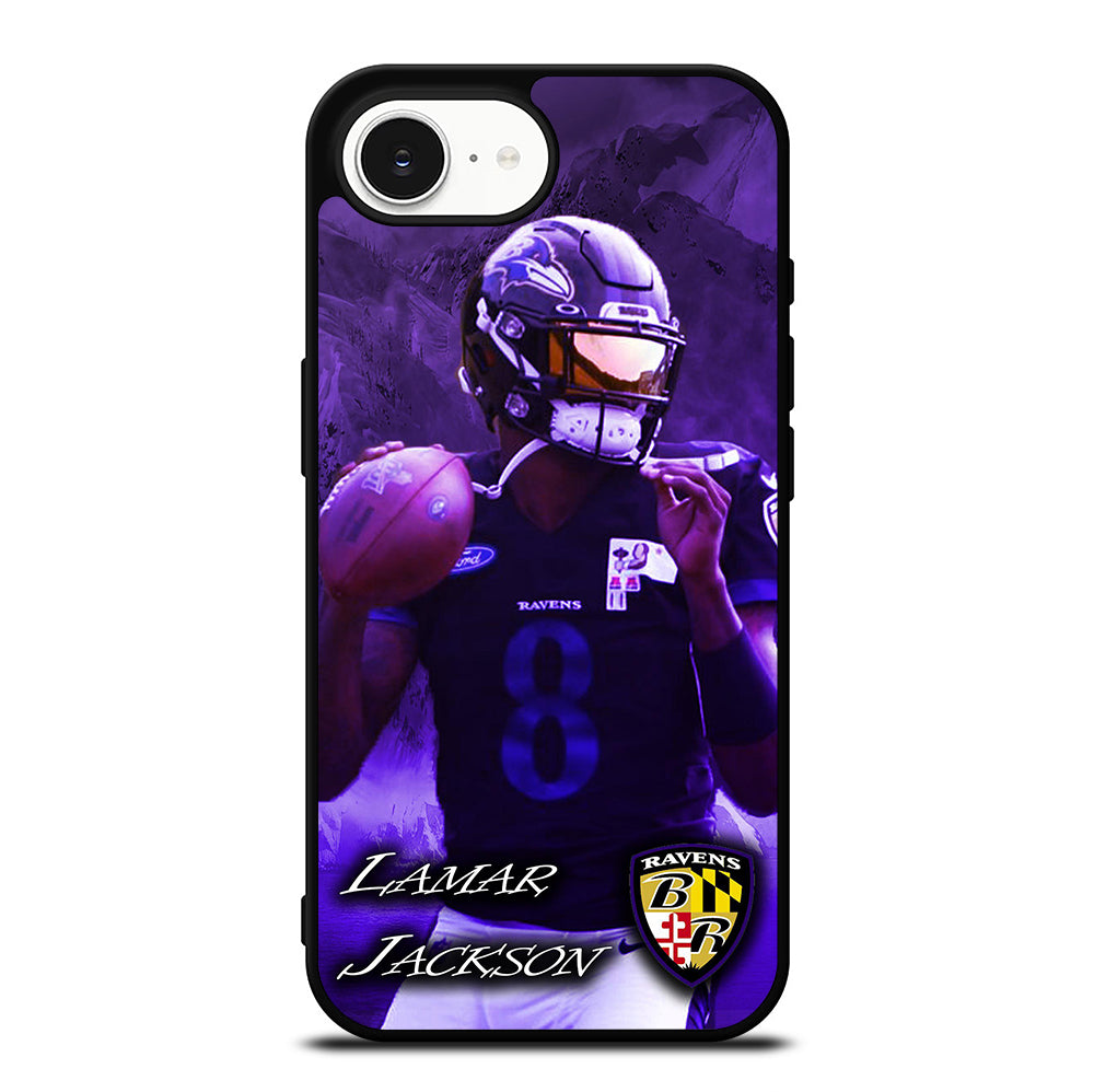LAMAR JACKSON RAVENS FOOTBALL 1 iPhone 16e Case Cover