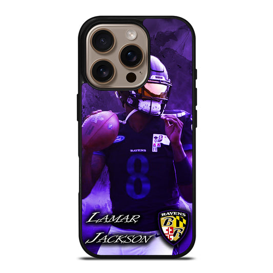 LAMAR JACKSON RAVENS FOOTBALL 1 iPhone 16 Pro Case Cover