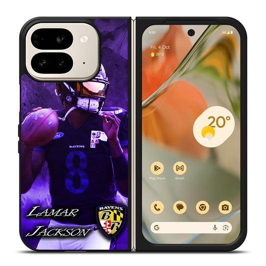 LAMAR JACKSON RAVENS FOOTBALL 1 Google Pixel 9 Pro Fold Case Cover