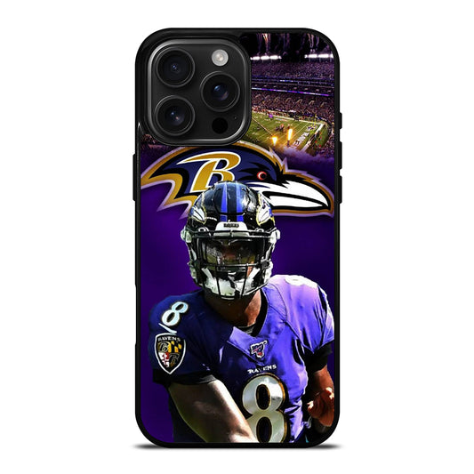 LAMAR JACKSON RAVENS FOOTBALL 2 iPhone 16 Pro Max Case Cover