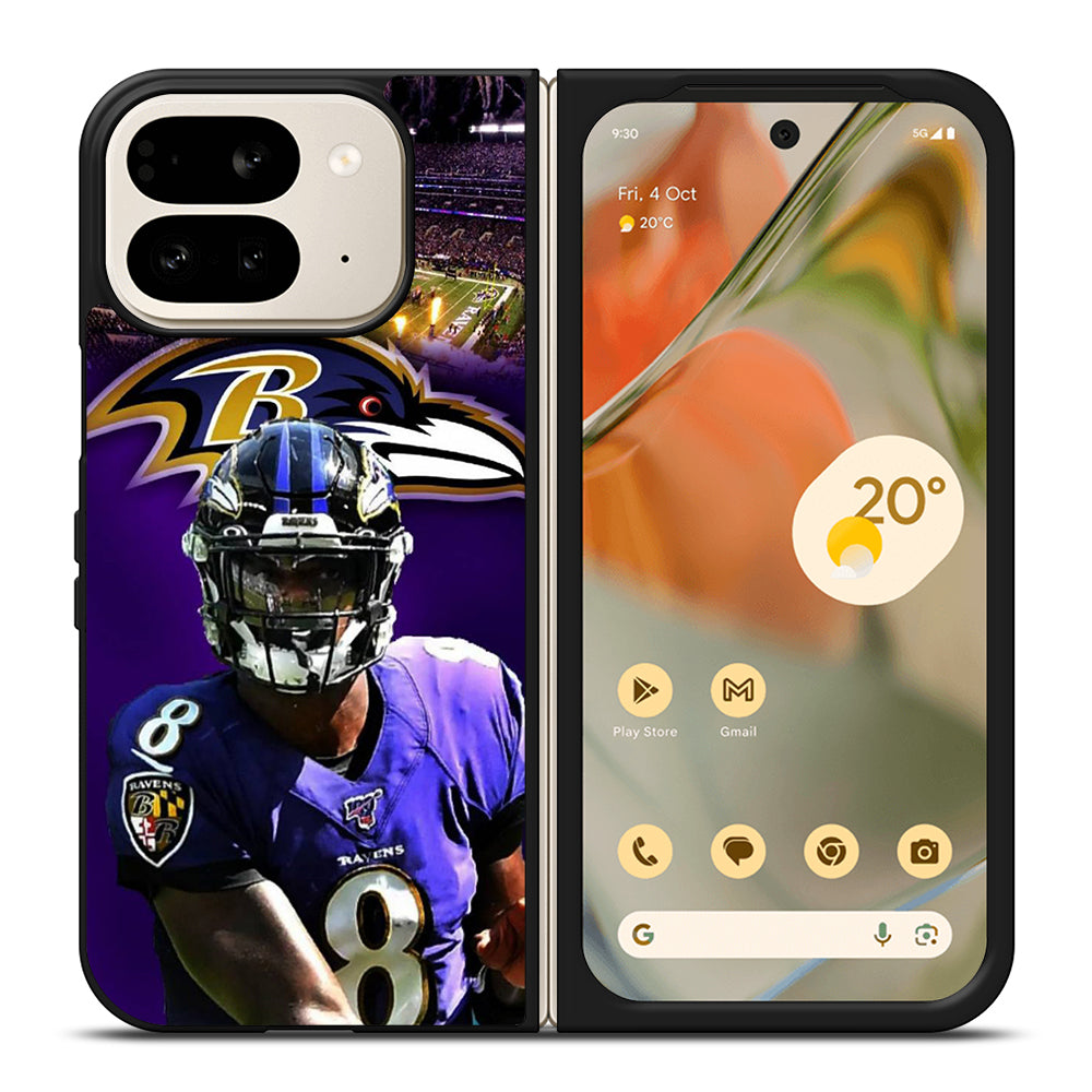 LAMAR JACKSON RAVENS FOOTBALL 2 Google Pixel 9 Pro Fold Case Cover