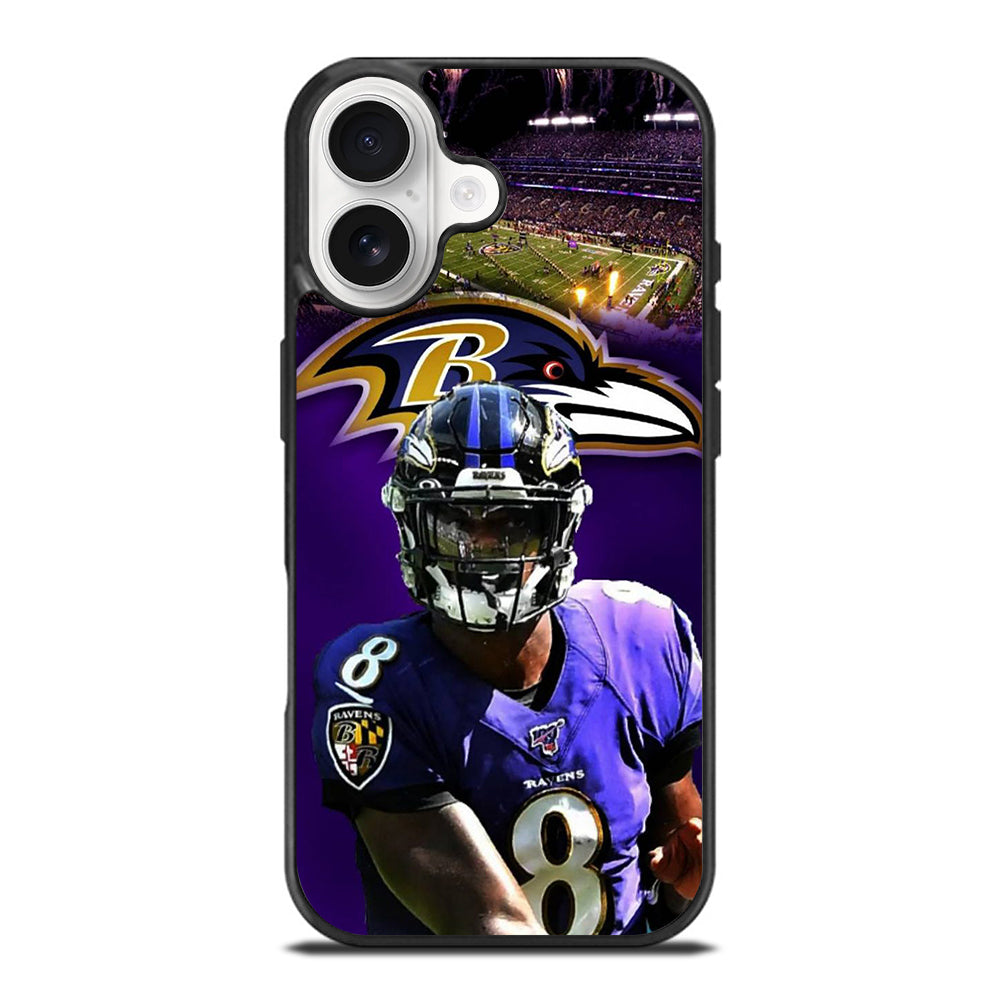 LAMAR JACKSON RAVENS FOOTBALL 2 iPhone 17 Case Cover