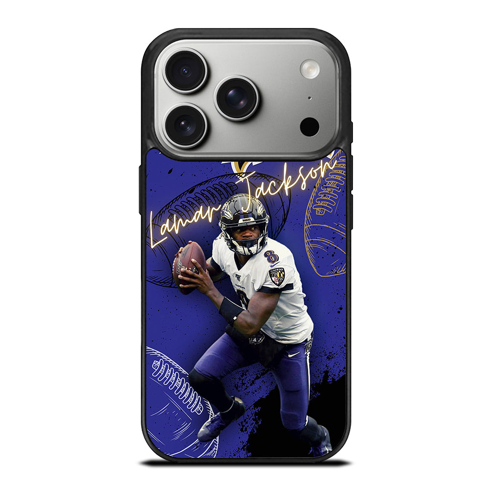 LAMAR JACKSON RAVENS FOOTBALL 3 iPhone 17 Pro Case Cover
