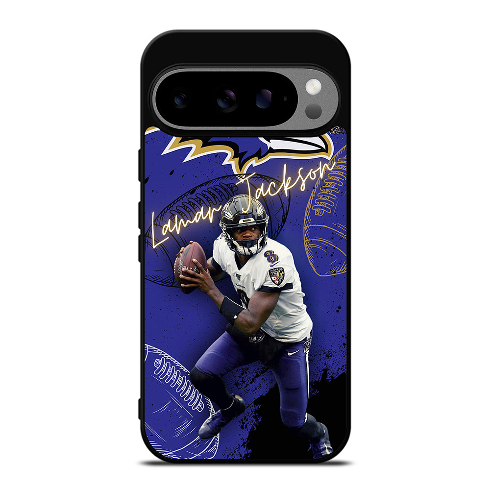 LAMAR JACKSON RAVENS FOOTBALL 3 Google Pixel 9 Pro XL Case Cover