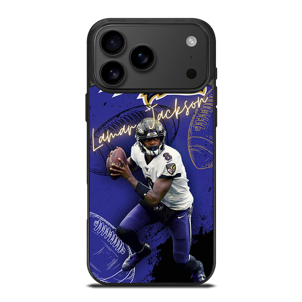 LAMAR JACKSON RAVENS FOOTBALL 3 iPhone 17 Pro Max Case Cover