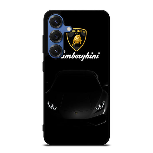 LAMBORGHINI BLACK CAR Samsung Galaxy S25 Case Cover