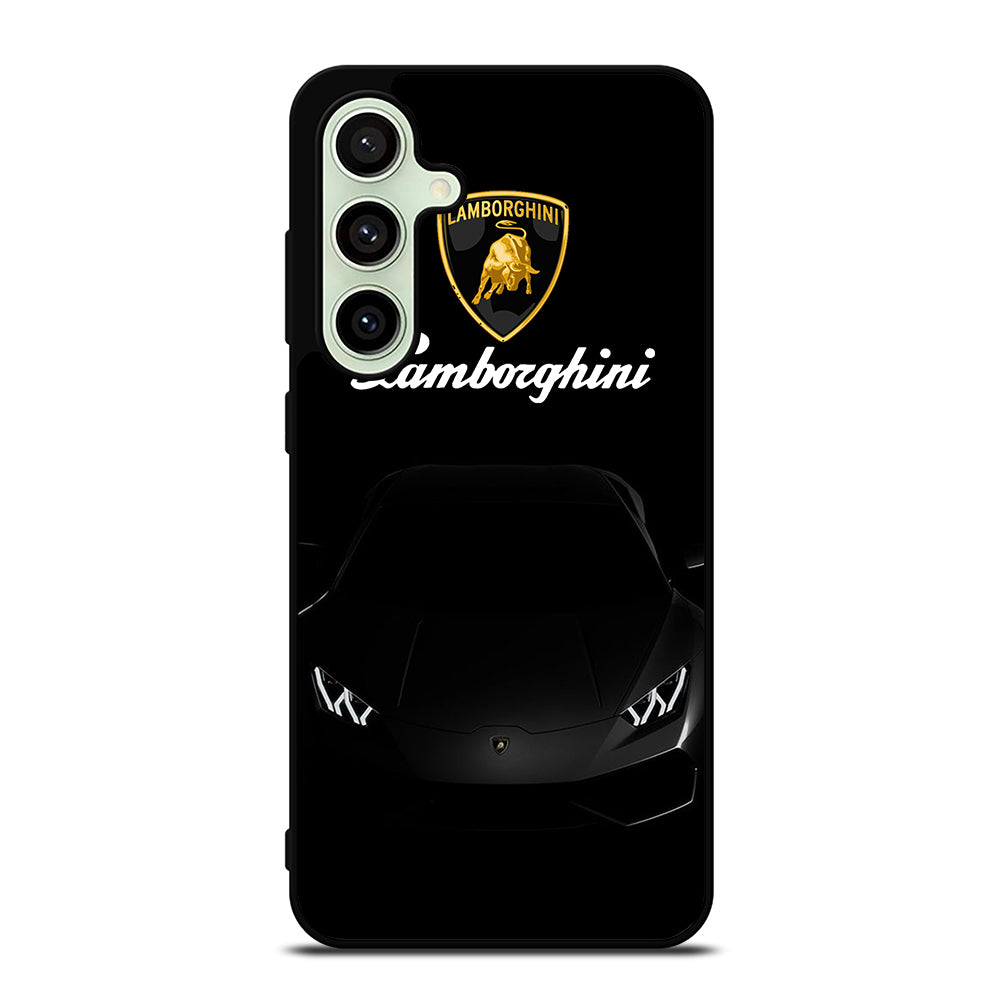 LAMBORGHINI BLACK CAR Samsung Galaxy S24 FE Case Cover