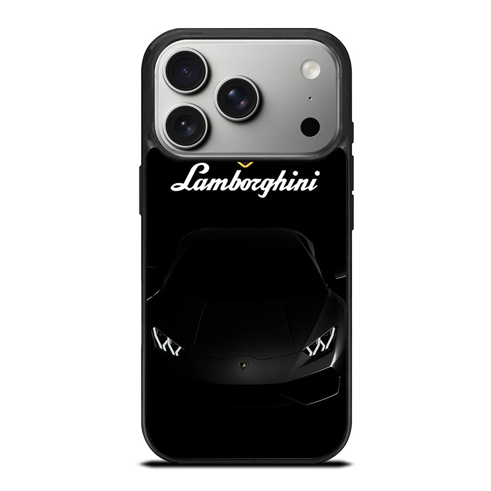 LAMBORGHINI BLACK CAR iPhone 17 Pro Case Cover