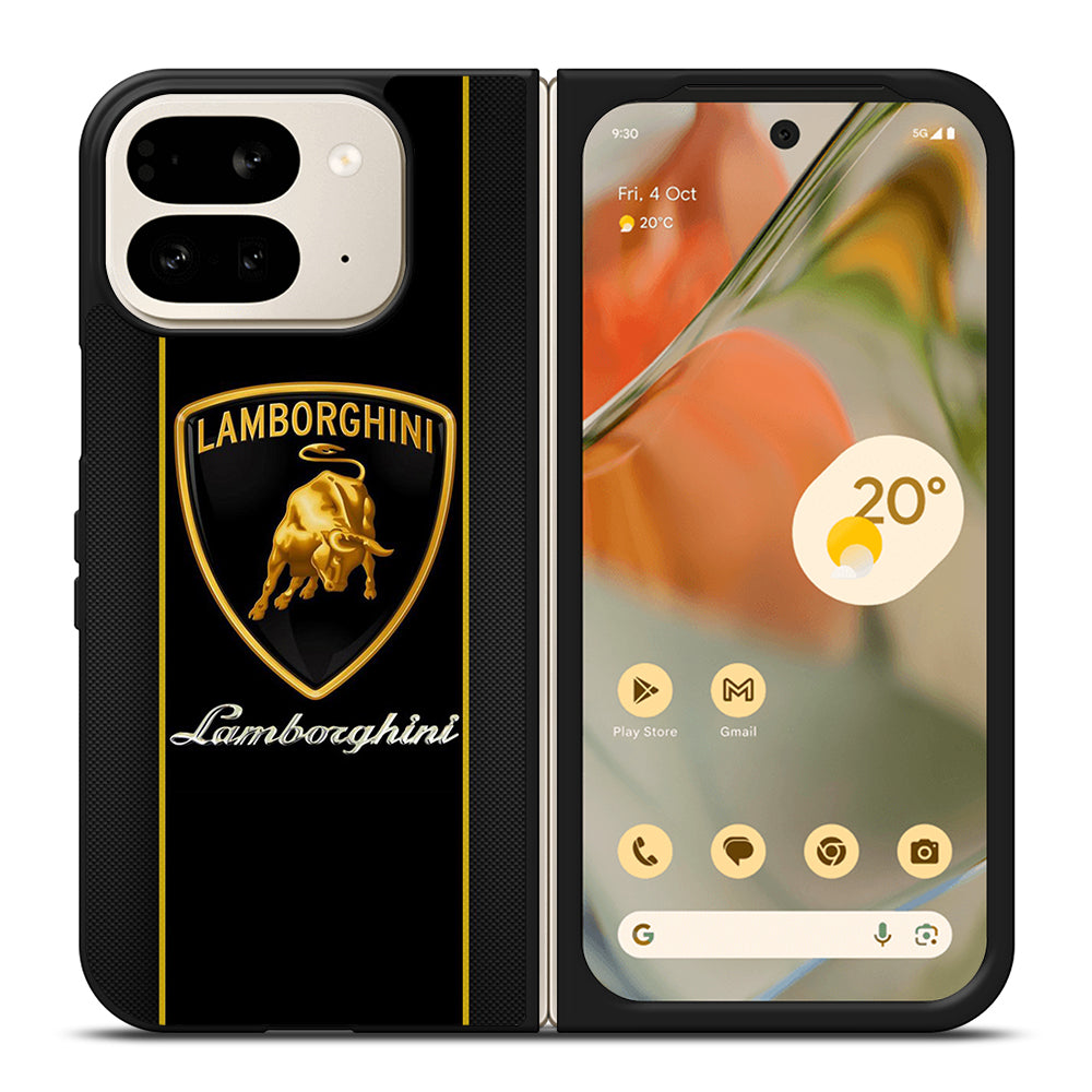 LAMBORGHINI CARBON LOGO Google Pixel 9 Pro Fold Case Cover