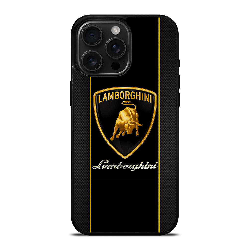 LAMBORGHINI CARBON LOGO iPhone 16 Pro Max Case Cover