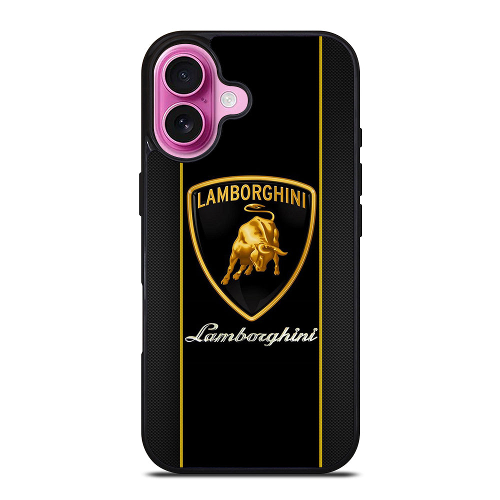LAMBORGHINI CARBON LOGO iPhone 16 Plus Case Cover