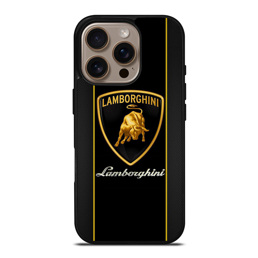 LAMBORGHINI CARBON LOGO iPhone 16 Pro Case Cover