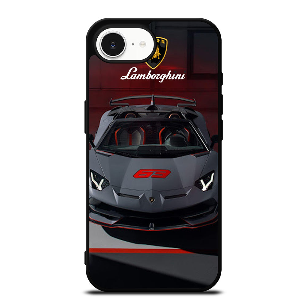LAMBORGHINI GREY CAR iPhone 16e Case Cover