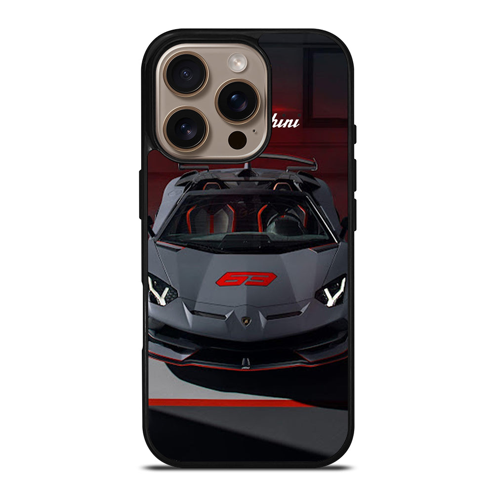 LAMBORGHINI GREY CAR iPhone 16 Pro Case Cover