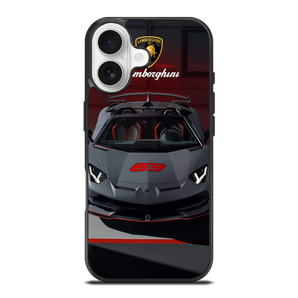 LAMBORGHINI GREY CAR iPhone 17 Case Cover