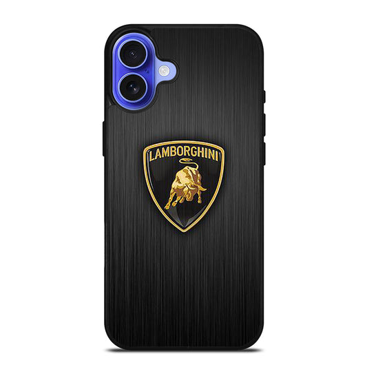 LAMBORGHINI METAL LOGO iPhone 16 Case Cover