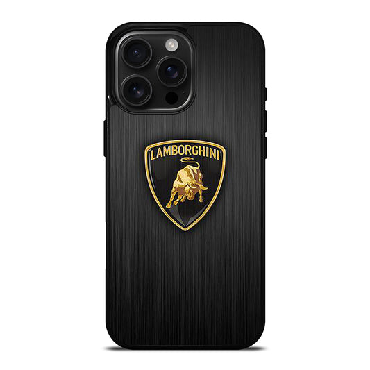 LAMBORGHINI METAL LOGO iPhone 16 Pro Max Case Cover
