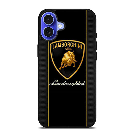 LAMBORGHINI STRIPE BLACK iPhone 16 Case Cover