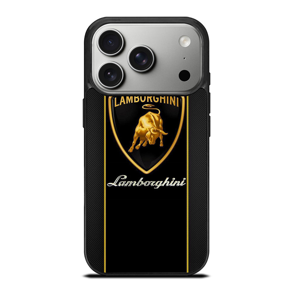 LAMBORGHINI STRIPE BLACK iPhone 17 Pro Case Cover