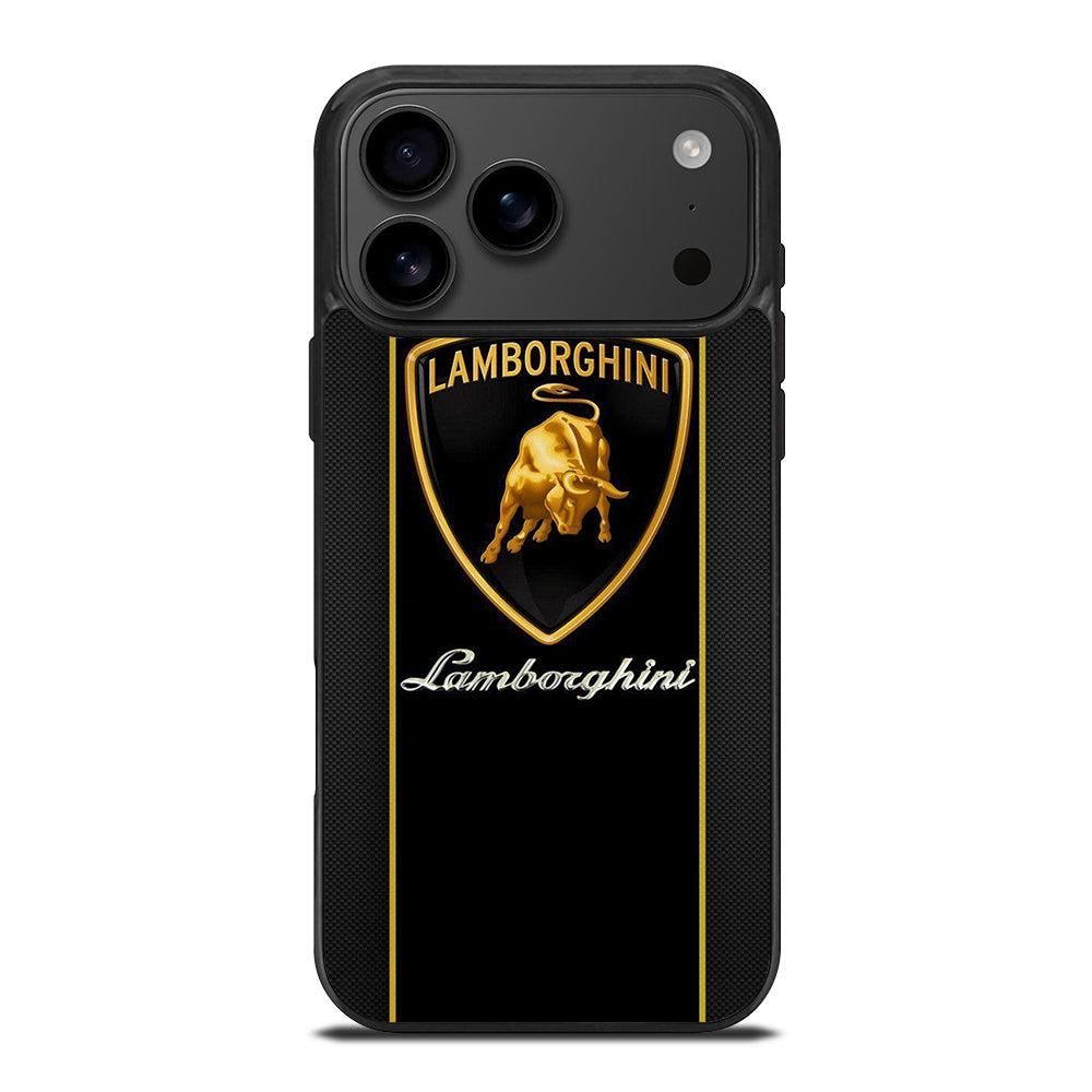 LAMBORGHINI STRIPE BLACK iPhone 17 Pro Max Case Cover
