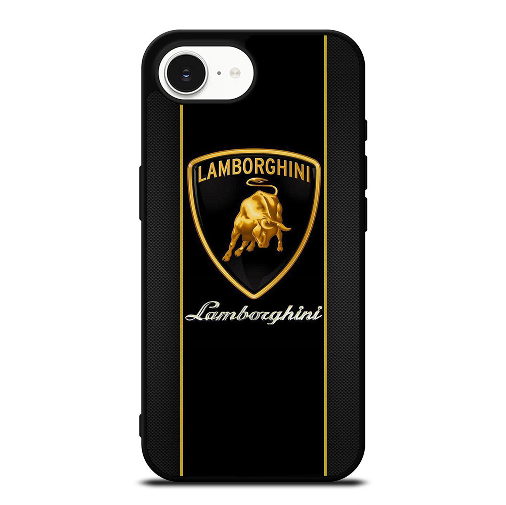 LAMBORGHINI STRIPE BLACK iPhone 16e Case Cover