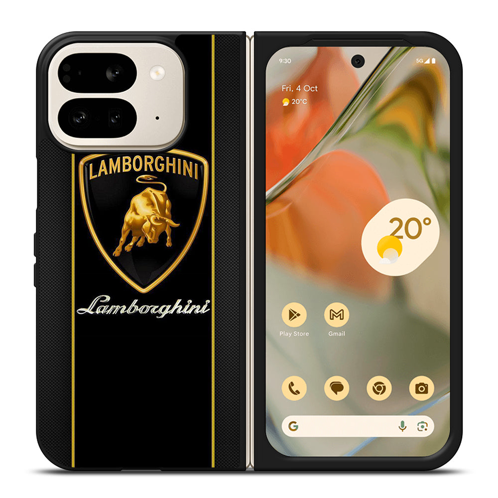 LAMBORGHINI STRIPE BLACK Google Pixel 9 Pro Fold Case Cover